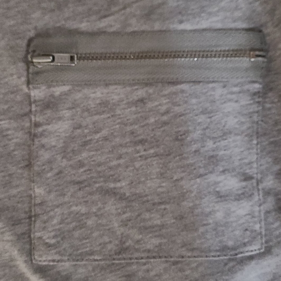 Light Gray Tee with Pocket - Picture 2 of 3